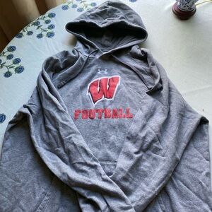 Gray Under Armour Football Hoodie